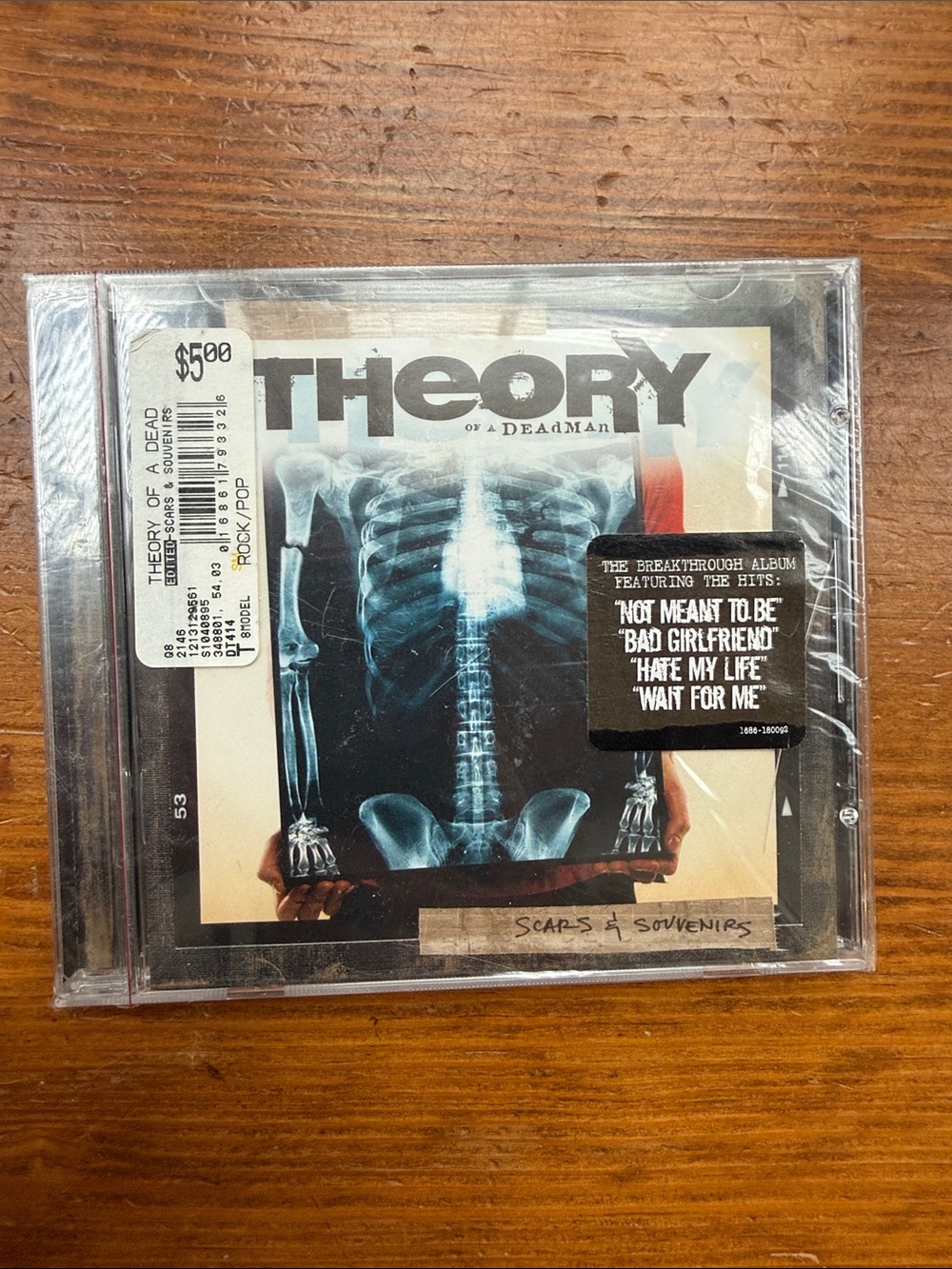 Theory of a Deadman "Scars & Souvenirs" CD